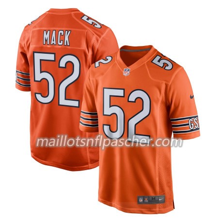 Maillot Chicago Bears Khalil Mack 52 Nike Orange - Homme